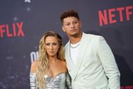 Brittany and Patrick at the Los Angeles Premiere Of Netflix's "Quarterback"